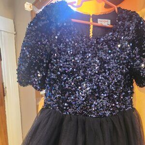 Sequin and Tulle Girls Dress